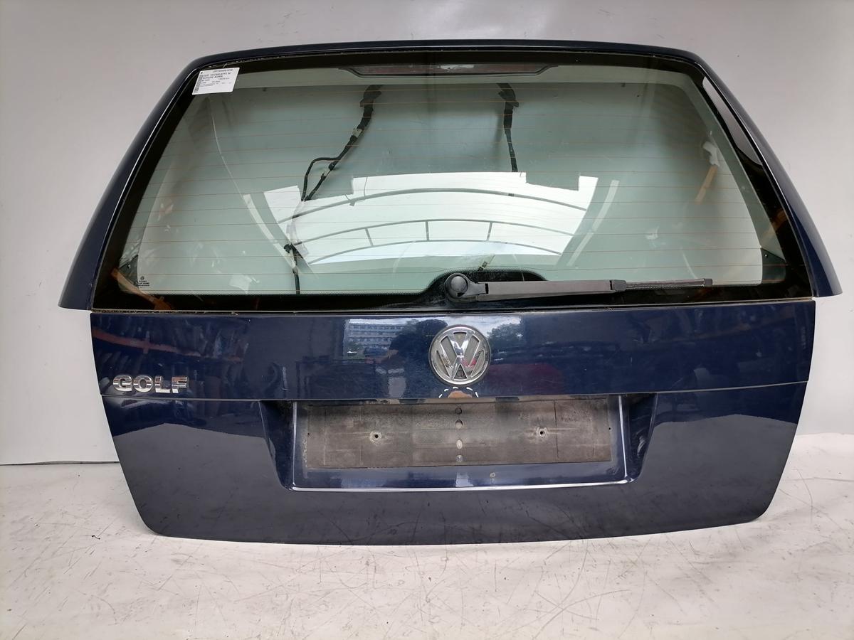 VW Golf 4 original Heckklappe mit Heckscheibe LA5G Perlblau Kombi Variant Bj.2000